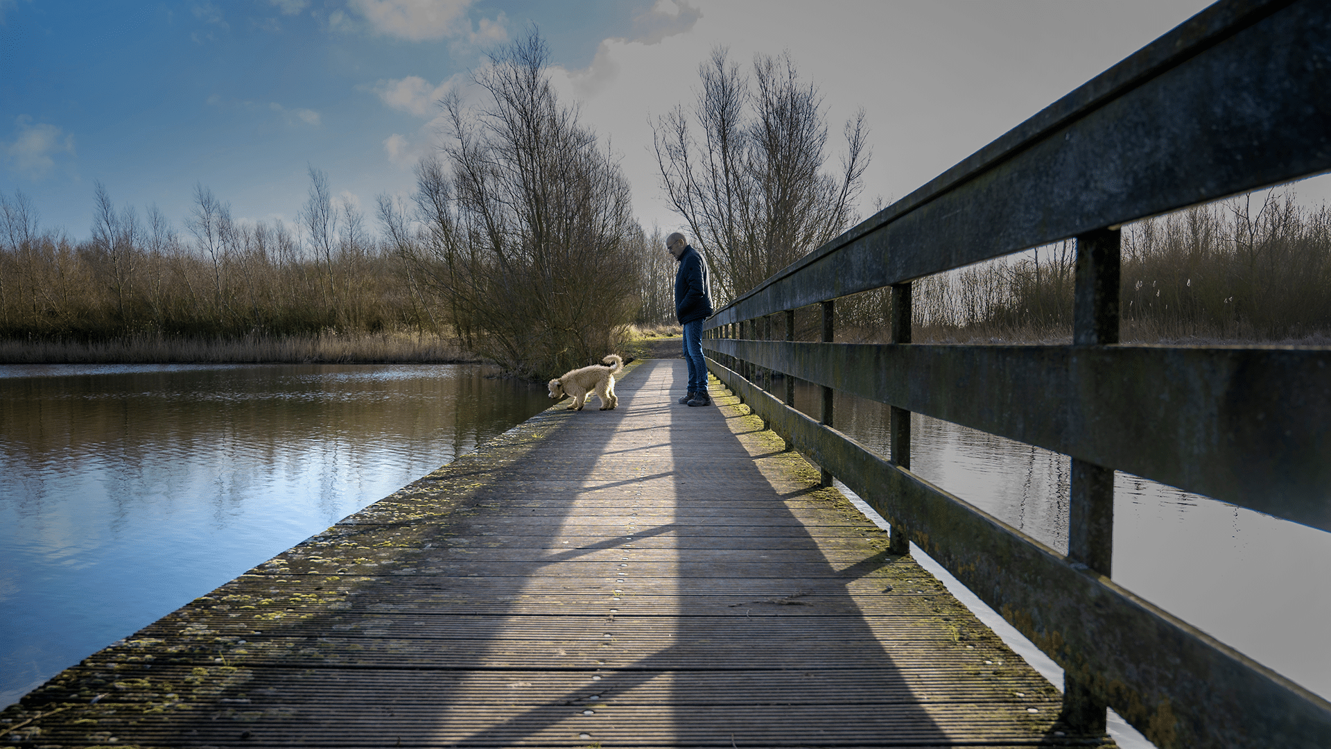 Man on Bridge